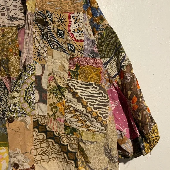 Unique Roxy patchwork shirt - Picture 8 of 10